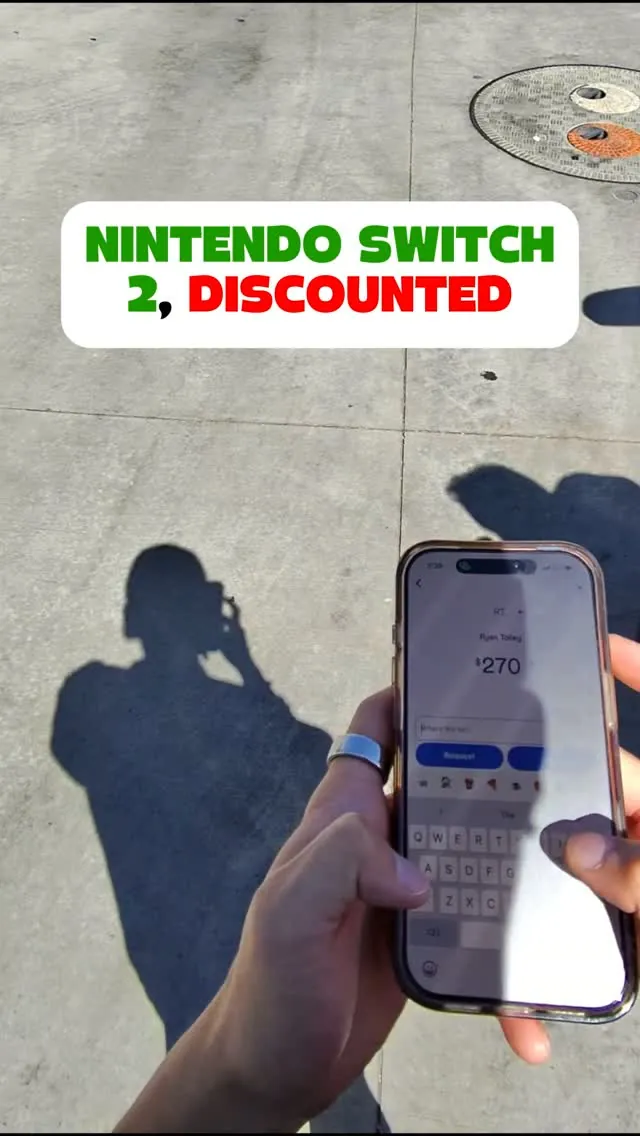 Sending $270 for a discounted Nintendo Switch 2