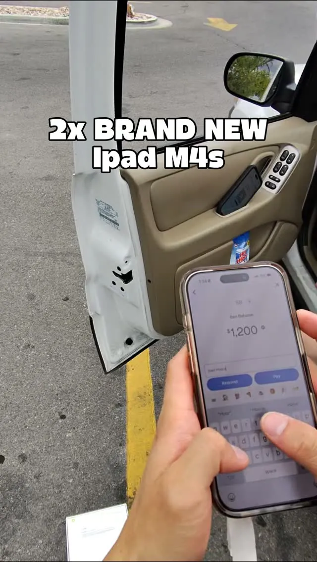 Paying $1,200 by phone for two sealed iPad M4s